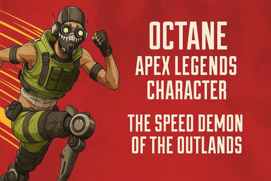 Octane apex legends character - the speed demon of the outlands